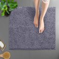 thumbnail image 3 of SNNROO Plush Cream Microfiber Bath Rug  20” x 30”  Non-Slip, 3 of 8