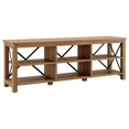 thumbnail image 1 of Henn&Hart 68" Golden Brown/Metal TV Stand, 1 of 8