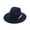 Blue, variant on Top Hat Women'S Wide Brim Fedora Panama Hat With Metal Belt Buckle Coloured Grace (Army Green,One Size)