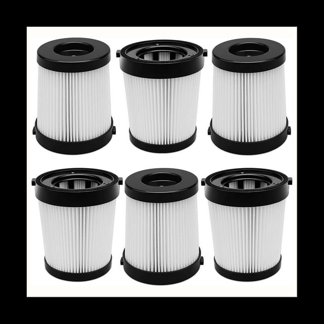 6 Paquete Filtros HEPA FSV001 Aptos para la Serie de Aspiradoras de Varilla InaláMbrica FSV001 FSV101