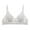 #134-White, variant on Women's Thin Semi-Transparent No Steel Ring Gathered Breathable Bra - Daily Lingerie