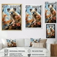 thumbnail image 4 of Designart "Pastoral Serenity with Koalas in Their Habitat II" Animals Floater Framed Wall Art Print, 4 of 7