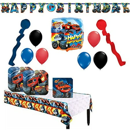 Blaze and the Monster Machines Party Supplies and Balloon Bundle