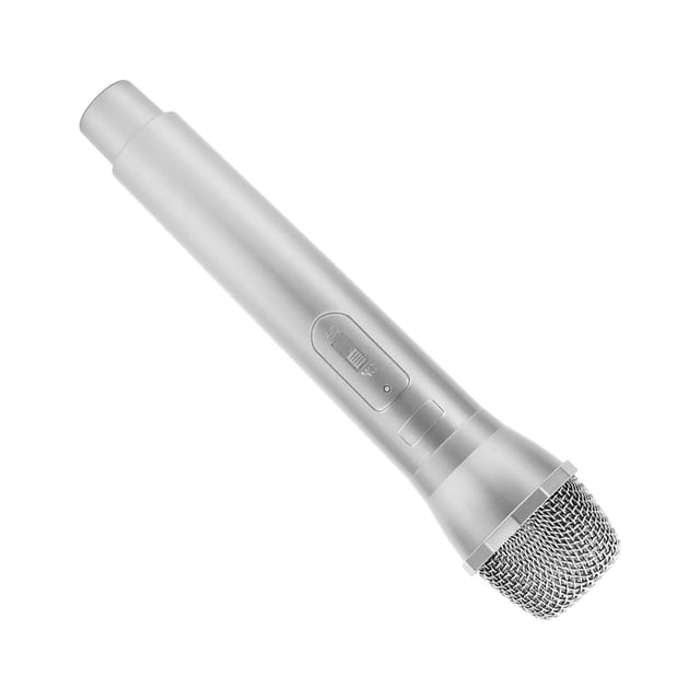 Prop Microphone for Singing Karaoke Microphone Prop for Stage Performances with Highly Simulated Design Light and Portable for Photography Props Children's Toys