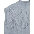 thumbnail image 4 of PRETTY GARDEN Women's Flower Mockneck Sweater, Sizes S-XXL, 4 of 6