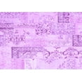 thumbnail image 1 of Ahgly Company Indoor Rectangle Abstract Purple Contemporary Area Rugs, 2' x 3', 1 of 4