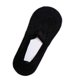 thumbnail image 1 of Nvzi Juego de 5 pares de calcetines de verano ultrafinos para mujer, sin tobillos, negros., 1 of 3
