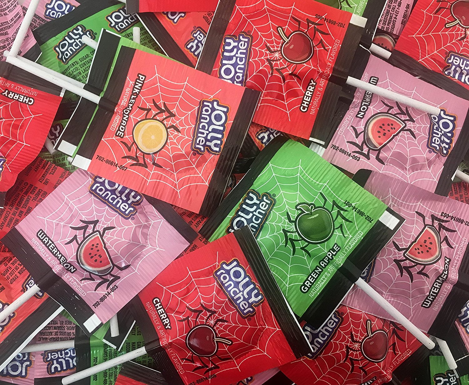 Jolly Rancher Lollipops Spider, Original Flavors, 135-Count box (Pack of 2 Pounds) by