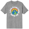 thumbnail image 1 of Pride - Love Everyone, Be Kind Heather Grey T-Shirt, 1 of 2