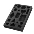 thumbnail image 1 of QUMIIRITY Graphite Crucible Mold for Jewelry Casting with 20 Holes Black Graphite Metal Melting Casting Mold, 1 of 7