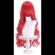 thumbnail image 2 of Peluca de disfraz roja de cobre rizada larga, pelucas de sirena rojas de 80 cm para niñas, peluca roja con ondas rizadas, clips para disfraz de Halloween, 2 of 5