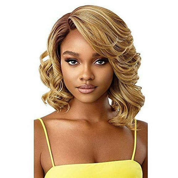 Outre The Daily Synthetic Lace Part Wig - DELANIA (1B Off Black)