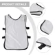 thumbnail image 5 of 1 pieza de chalecos deportivos para niños, pecheras numeradas para entrenamiento, camiseta de equipo de rugby de baloncesto de secado rápido de poliéster, 5 of 5
