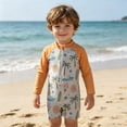 thumbnail image 1 of Swimsuits Toddler Rash Guard Cartoon Boy Swimwear Bathing Suit 2-3 Years, 1 of 3