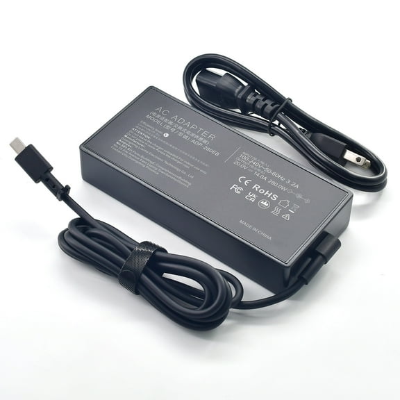 280W 20V 14A Laptop Charger for ASUS ROG Strix G16 G18 2025 G615LW G615LP TUF Gaming F16 FX608LP Rectangle Tip Adapter