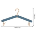 thumbnail image 2 of Raindrops Folding Hanger With Clips For Closet Storage And Home Use 1Set, 2 of 8