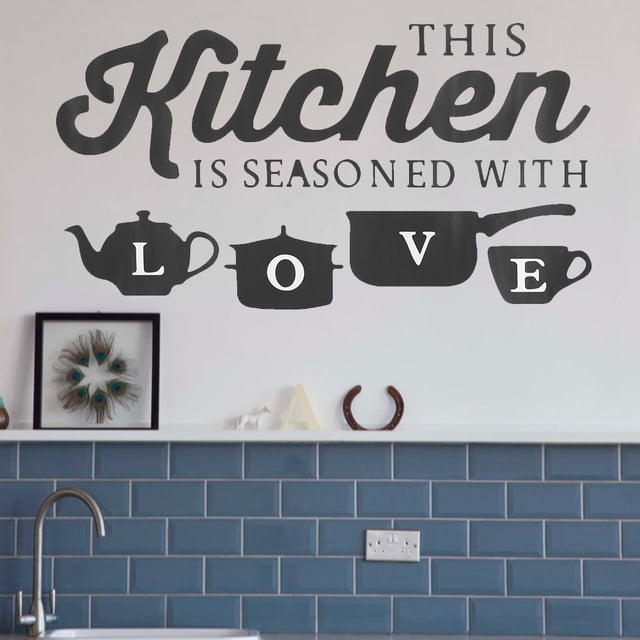 Adhesivo de pared con diseño artístico "Amor", extraíble, de PVC, con dibujos animados, adhesivo de pared extraíble Adhesivo de pared fabricado para durar