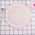 thumbnail image 4 of 1 Box Acrylic Imitation Pearl Beads No Hole/Undrilled Round White 18.9x11.2x1.7cm 390pcs/box, 4 of 7
