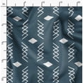 thumbnail image 3 of Soimoi Blue Fabric - By the Yard - 42 Inch Wide - Stripe & Diamond Geometric Print Fabric - Modern and Chic Fusion for Stylish Creations Printed Fabric, 3 of 6