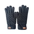 thumbnail image 5 of Pantalla táctil para hombre Otoño e Invierno tejidos cálidos más guantes acolchados de terciopelo para montar en invierno para hombre, 5 of 5