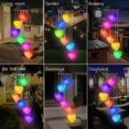 thumbnail image 3 of ShenMo Changing Spirals of Their Solar Powered LED Chime Romantic Garden Outdoor Decor for Patio, R with Hook (Heart), 3 of 5