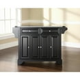 thumbnail image 6 of HomeStock Tuscan Temptations Full Size Kitchen Island,Spacious Countertop,Portable Design,Modern Kitchen Furniture,Convenient,/Cart White/Stainless Steel Top-Color:Black,Style:Gray Granite Top, 6 of 6