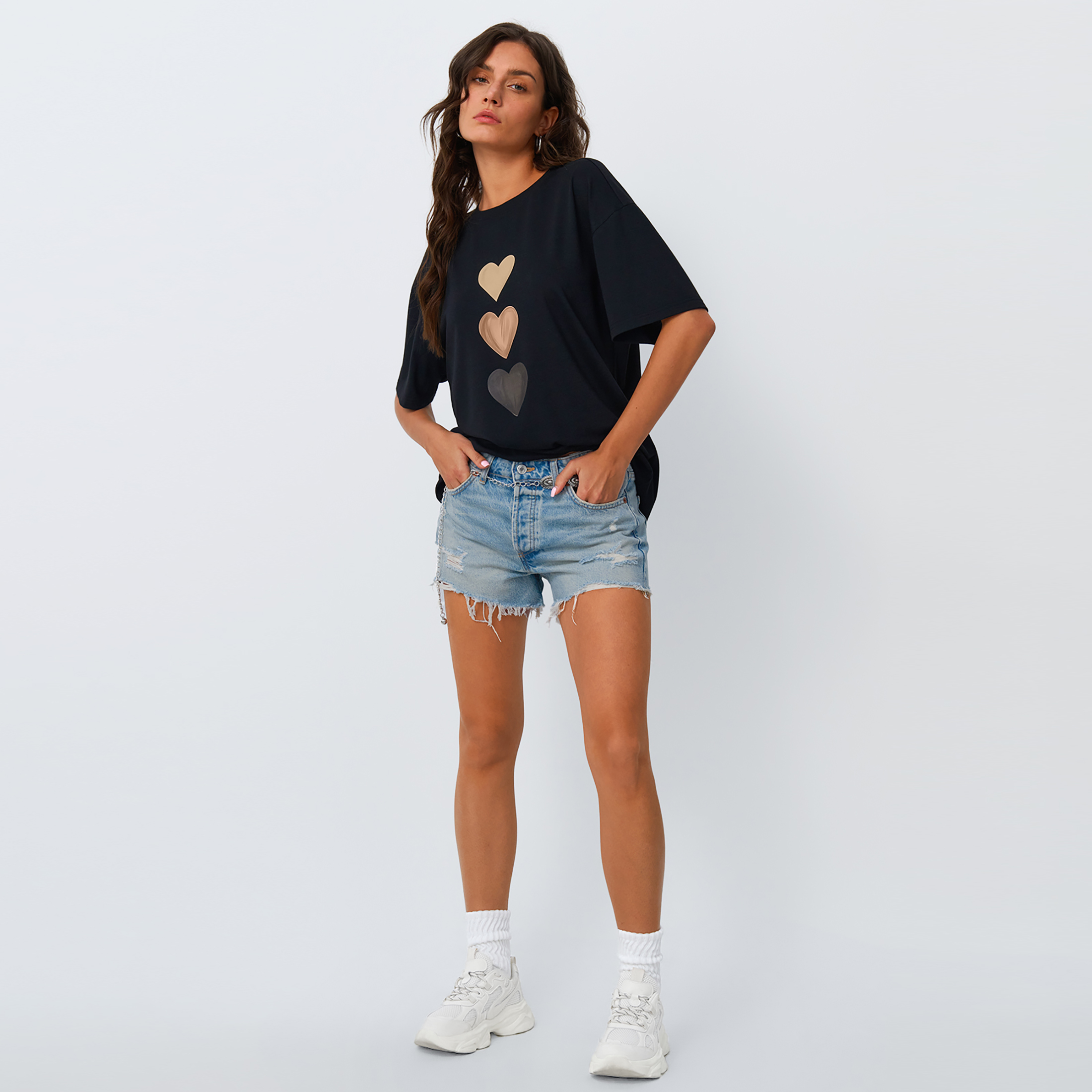 SUNBS Women's Oversized Graphic Tees photo 5