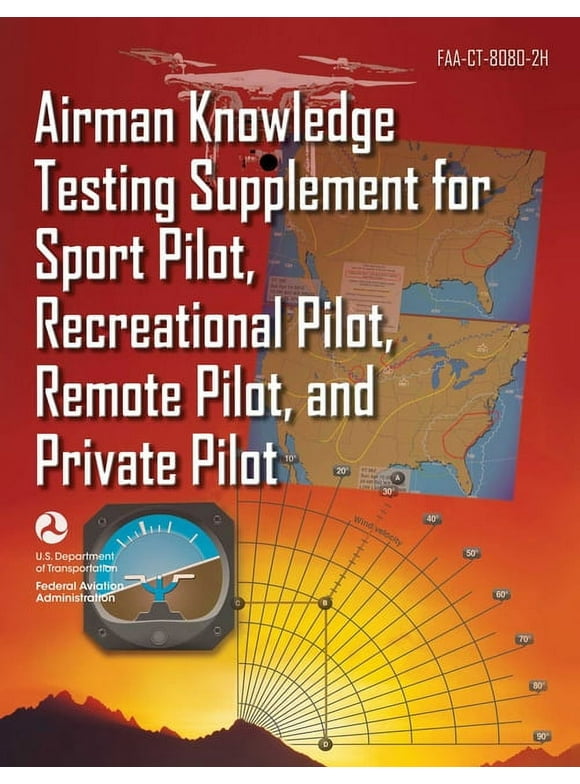 Airman Knowledge Testing Supplement for Sport Pilot, Recreational Pilot, Remote Pilot, and Private Pilot (FAA-CT-8080-2H) (Paperback)