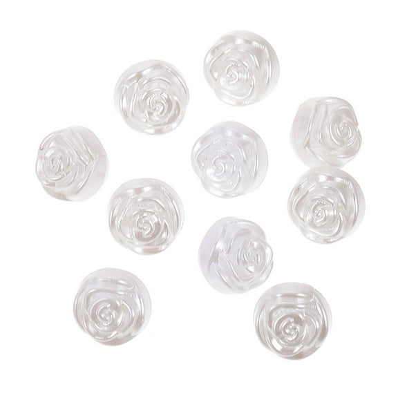 MEIBUTYUP 100 Pcs White Resin Sewing Buttons Multi-Functional for Coat Shirt Sweater Replacement Accessories