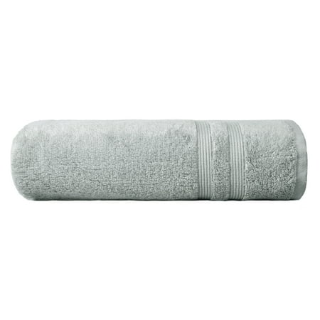 Mainstays Performance Solid Hand Towel, 26" x 16", Soft Silver