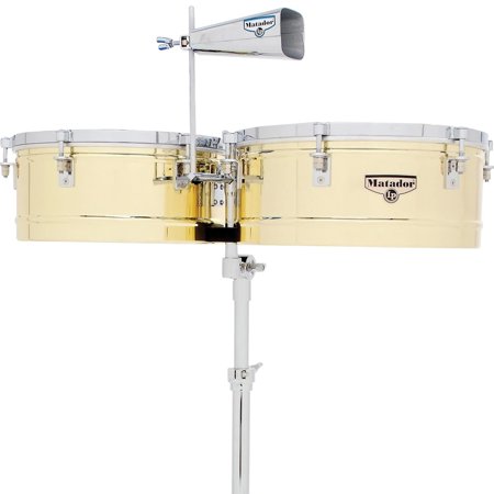 LP エルピー ティンバレス M257B LP Matador Timbales 14inch &amp; 15inch Shells Brass