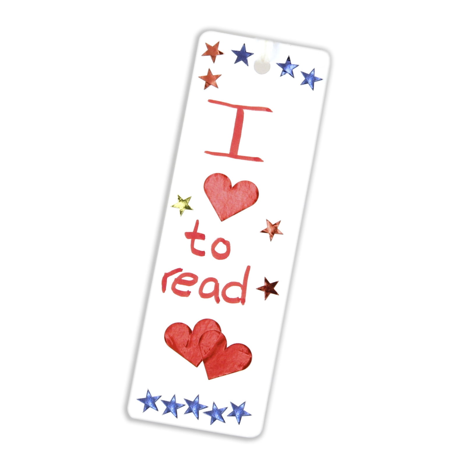 Hygloss Mighty Bright Bookmarks, 100 Ultra White Per Pack, 3 Packs