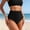 a1rt#-Black, variant on Women's High Waisted Bikini Bottom Triangle Swim Bottom Slim Fit Swim Pants for Beach Pool Swimming Swimwear