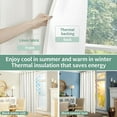 thumbnail image 5 of Set of 2 Panels Noa Blackout Thermal lined Window Curtain Drapes With Grommets For Bedroom Plum Color 63" length, 5 of 5