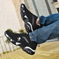 thumbnail image 3 of Men's Low-Top Sneakers All-Season Outdoor Shoes - Upper & MD Sole, Low-Top Lace-Up Breathable Running Sneakers Suitable for, Gym, - All-Terrain Casual Wear (Spring, Summer, Fall), 3 of 9