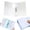 D, variant on Punchless Clamp Binder Folder, Ringless Binder Holds with Pocket, Flexible Metal Clip and Poly Covers, Letter Size Pages, for Work, Classroom and Office, Black