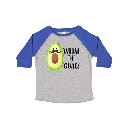 

Inktastic What the Guac Avocado with Mustache Gift Toddler Boy or Toddler Girl T-Shirt
