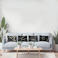 thumbnail image 3 of Stupell Industries White Ferns on Black Design by Phillipa Katz Throw Pillow (Set of 4), 3 of 6