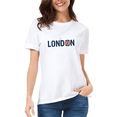 thumbnail image 2 of Playera Blanca Camiseta Unisex Estampado London, 2 of 4