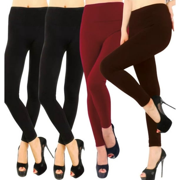 Pack Colores Leggins Faja Termicos Afelpados Unitallas Yog LOLE Leggings