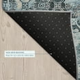 thumbnail image 5 of Addison Rugs Chantille Indoor/Outdoor Traditional Teal Machine Washable Rectangle Rug, 8' x 10', 5 of 8
