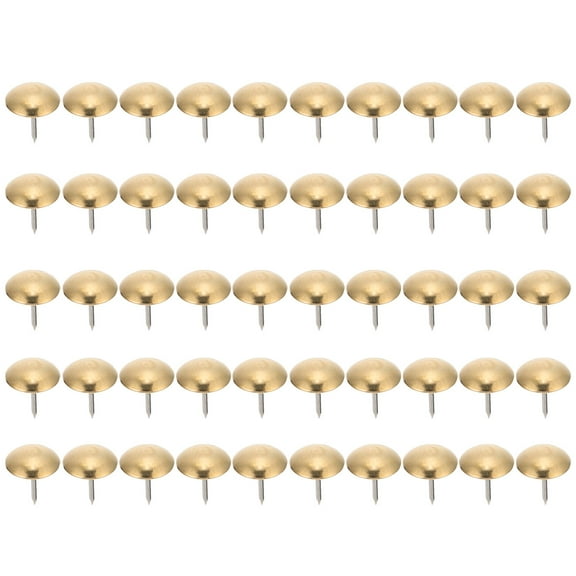 HONITANO Furniture Tacks Nails Golden Copper 50Pcs 1.65X1.10X1.10Cm