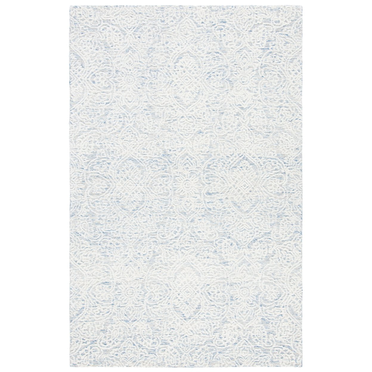 SAFAVIEH Metro Aditi Medallion Area Rug, Light Blue/Ivory, 8' x 10'
