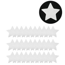 Unique Bargains Reflective Bumper Decal White Pentagram Rhombus Grid Reflective Car Sticker Personalized Decoration Vehicle Body or Door or Window /Dashboard