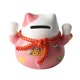 thumbnail image 3 of Lucky Cat Coin Bank, 4.5in Lucky Cat Saving Pot Cerámica Multiplicado Propósito para Oficina, 3 of 5