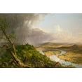 thumbnail image 2 of Cole, Thomas 24x17 Black Ornate Wood Framed with Double Matting Museum Art Print Titled - View from Mount Holyoke, Northampton, Massachusetts, after a Thunderstorm—The Oxbow, 2 of 4