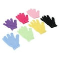 thumbnail image 4 of Guantes de baño exfoliantes, 7 Uds., masaje corporal portátil, eliminación de piel muerta, juego de guantes de ducha, 4 of 8