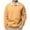 Yellow, variant on safuny Men's Patchwork Color Block Pullover Casual Shackets Loose Shirts Big&Tall Fashion Workout Turn Down Collar Sweatshirts Button Long Sleeve Tops Black L
