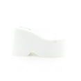 thumbnail image 3 of Steve Madden Gwen White Slip On Open Toe Lightweight Platform Heeled Sandals (White, 9), 3 of 8