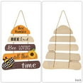 thumbnail image 4 of ReTeiv Home Decorations Bee Day Letter Hanger Door Sign Hanger Yellow Bee Wooden Hanger Decoration, 4 of 7